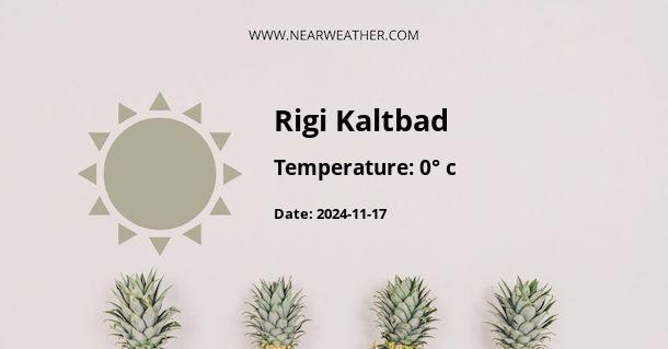 Weather in Rigi Kaltbad