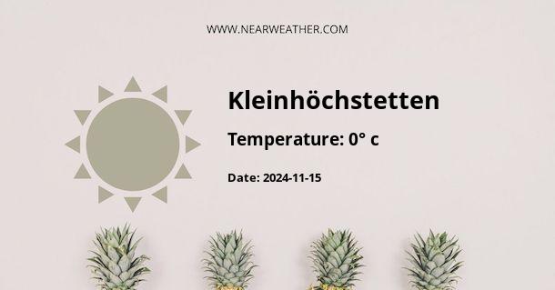 Weather in Kleinhöchstetten