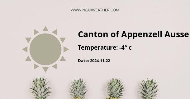 Weather in Canton of Appenzell Ausserrhoden