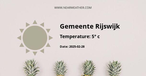 Weather in Gemeente Rijswijk