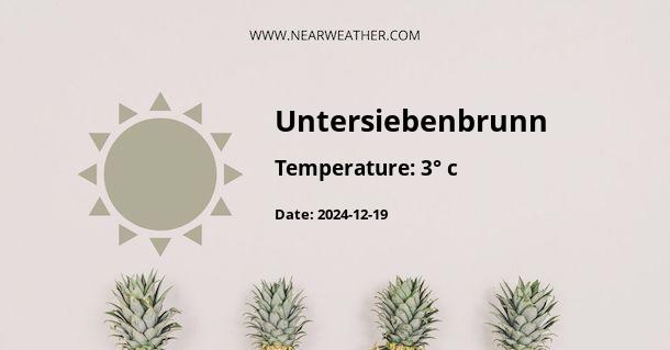 Weather in Untersiebenbrunn