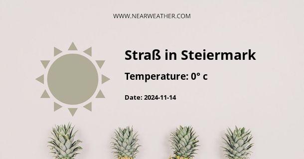 Weather in Straß in Steiermark