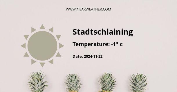 Weather in Stadtschlaining