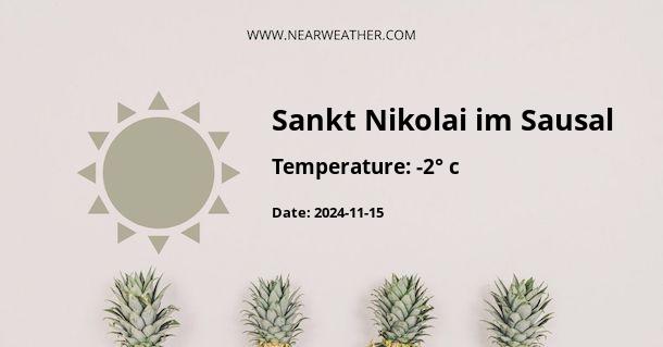 Weather in Sankt Nikolai im Sausal