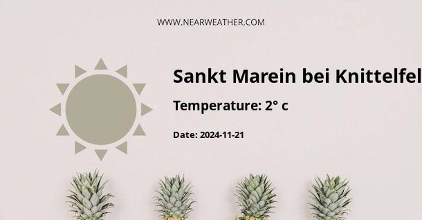 Weather in Sankt Marein bei Knittelfeld