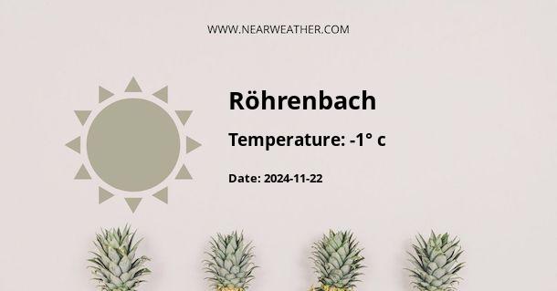 Weather in Röhrenbach