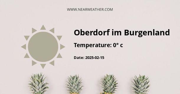 Weather in Oberdorf im Burgenland