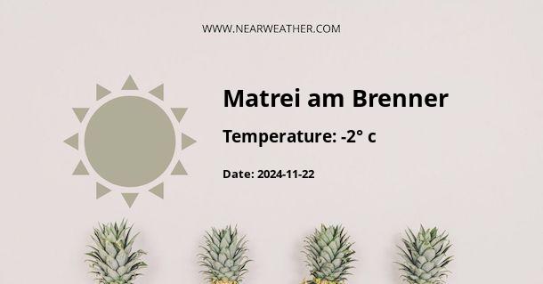 Weather in Matrei am Brenner