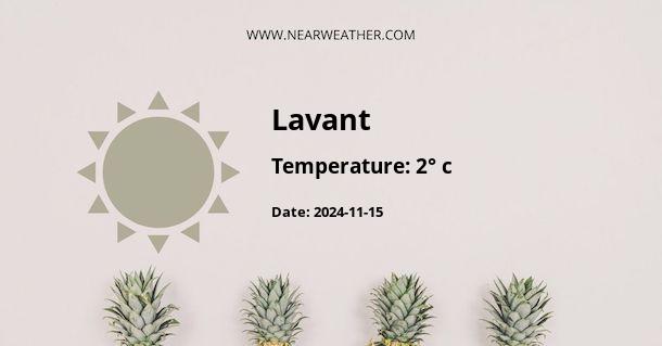 Weather in Lavant