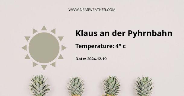 Weather in Klaus an der Pyhrnbahn