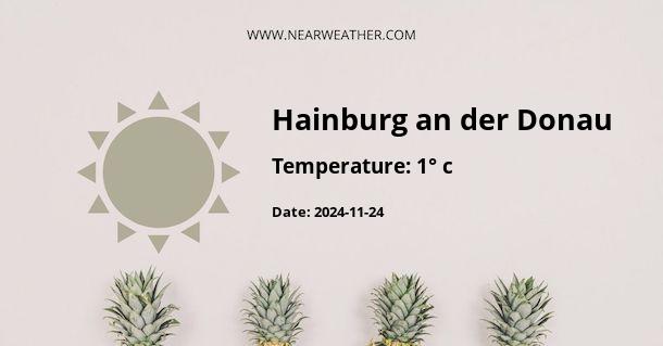 Weather in Hainburg an der Donau