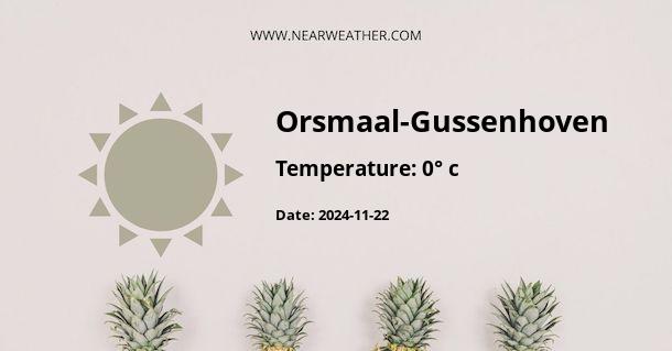 Weather in Orsmaal-Gussenhoven