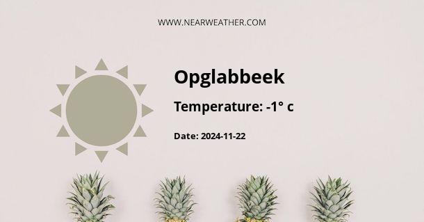 Weather in Opglabbeek