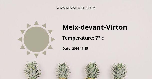 Weather in Meix-devant-Virton