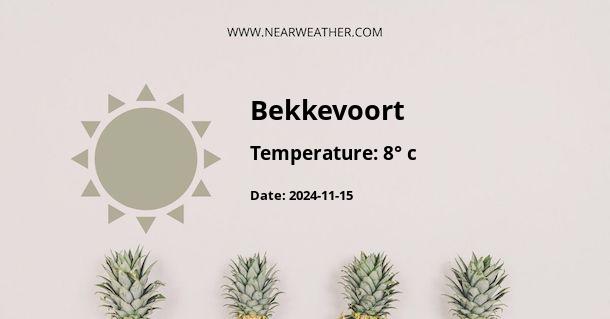 Weather in Bekkevoort