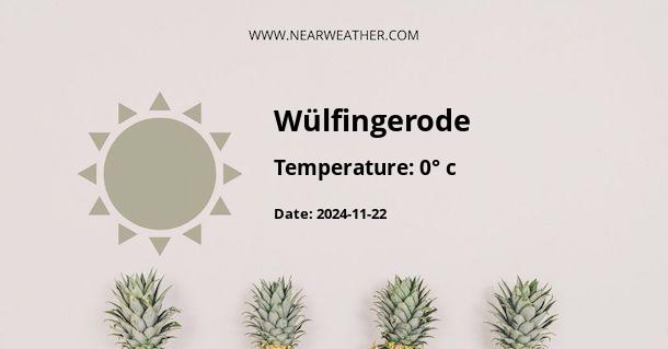 Weather in Wülfingerode