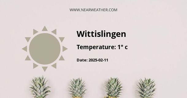 Weather in Wittislingen