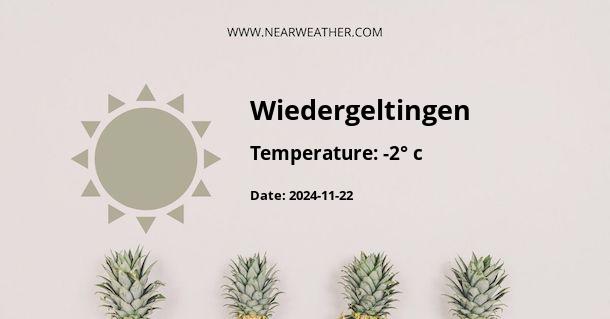 Weather in Wiedergeltingen