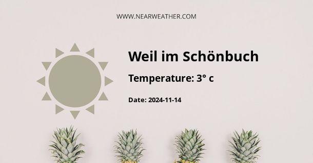 Weather in Weil im Schönbuch