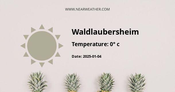 Weather in Waldlaubersheim