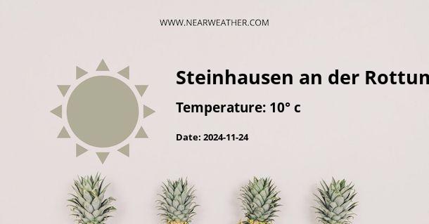 Weather in Steinhausen an der Rottum