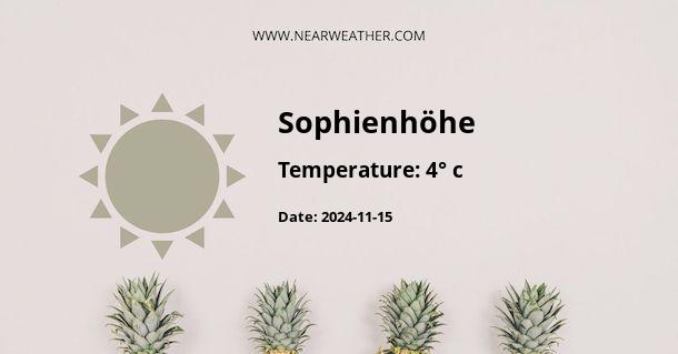 Weather in Sophienhöhe