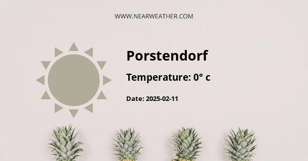 Weather in Porstendorf