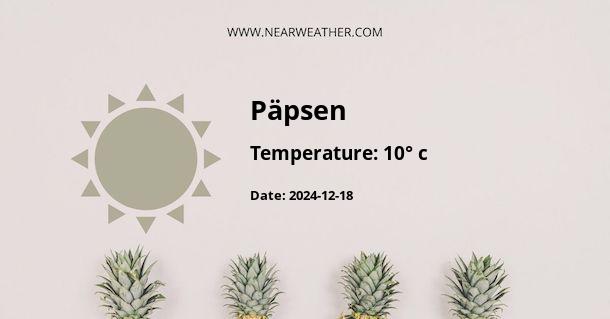 Weather in Päpsen