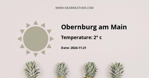 Weather in Obernburg am Main