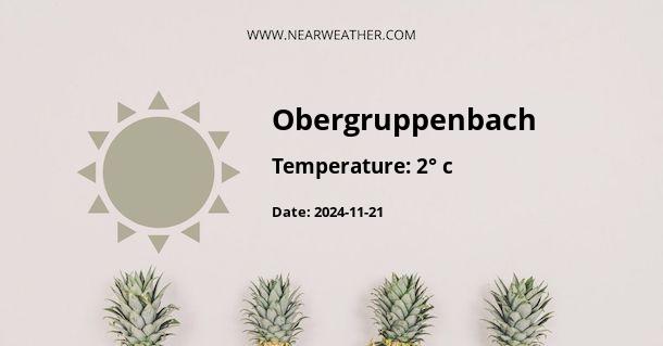 Weather in Obergruppenbach