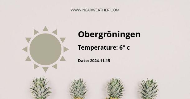 Weather in Obergröningen