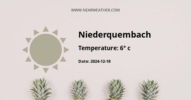 Weather in Niederquembach