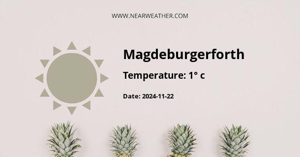 Weather in Magdeburgerforth