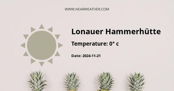 Weather in Lonauer Hammerhütte