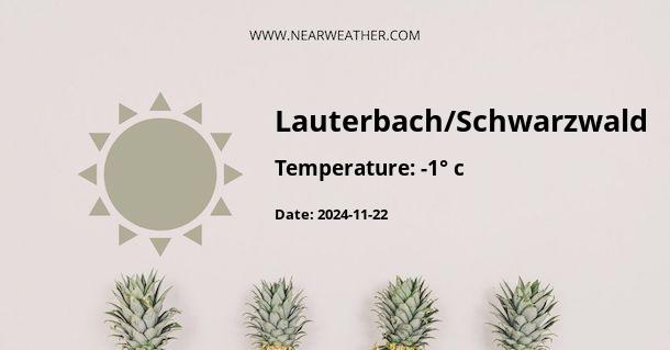 Weather in Lauterbach/Schwarzwald