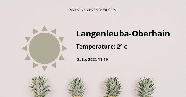 Weather in Langenleuba-Oberhain