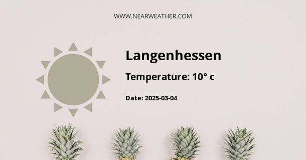 Weather in Langenhessen