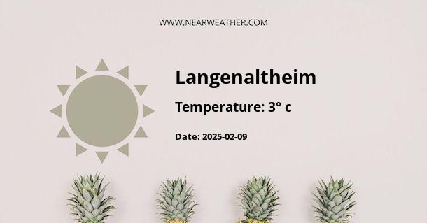 Weather in Langenaltheim