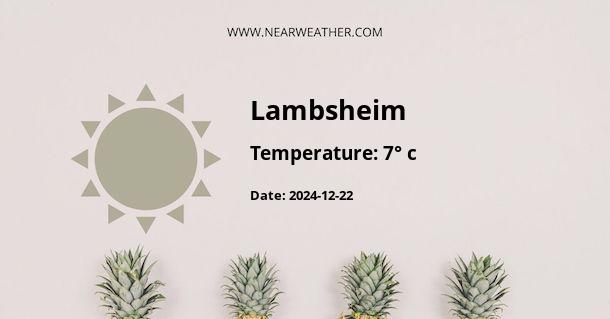 Weather in Lambsheim