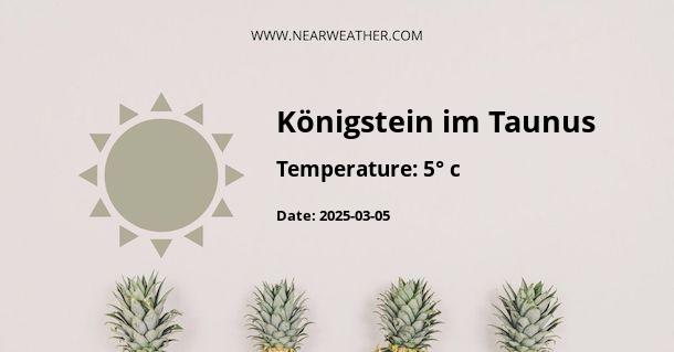 Weather in Königstein im Taunus