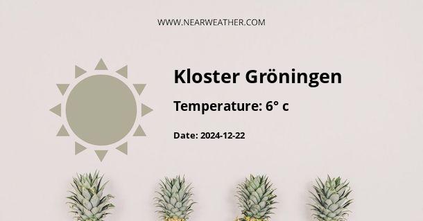 Weather in Kloster Gröningen