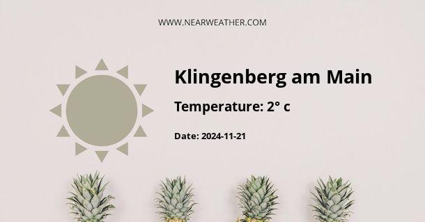 Weather in Klingenberg am Main