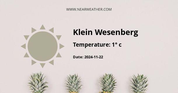 Weather in Klein Wesenberg