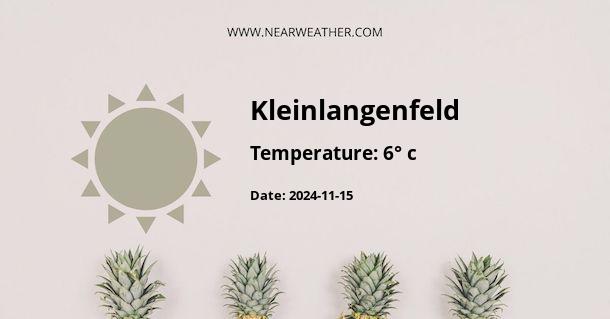 Weather in Kleinlangenfeld