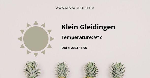 Weather in Klein Gleidingen