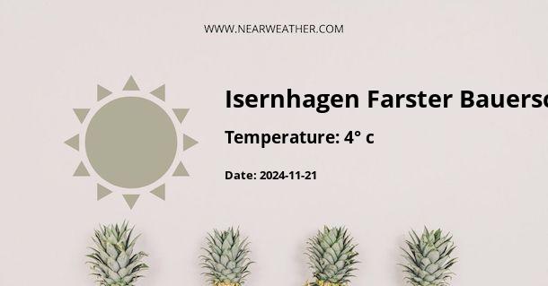 Weather in Isernhagen Farster Bauerschaft