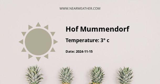 Weather in Hof Mummendorf