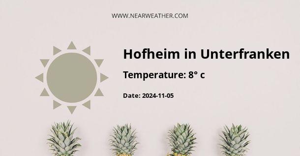 Weather in Hofheim in Unterfranken