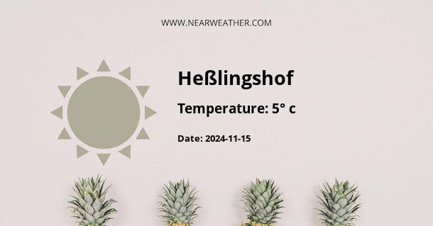 Weather in Heßlingshof