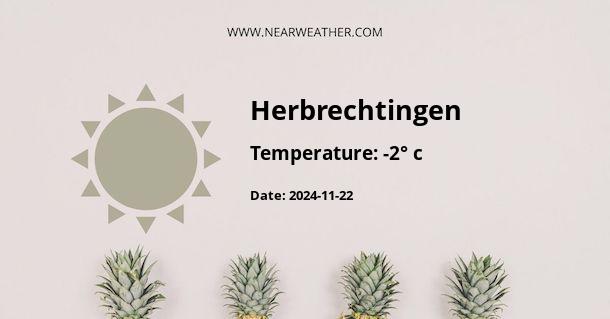 Weather in Herbrechtingen